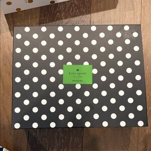 kate spade Black and White Polka Dot Nesting Gift 🎁 Box with Magnetic closure